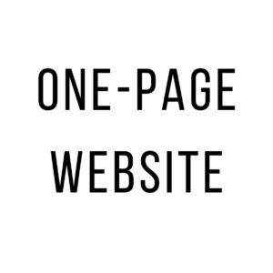 one page website service
